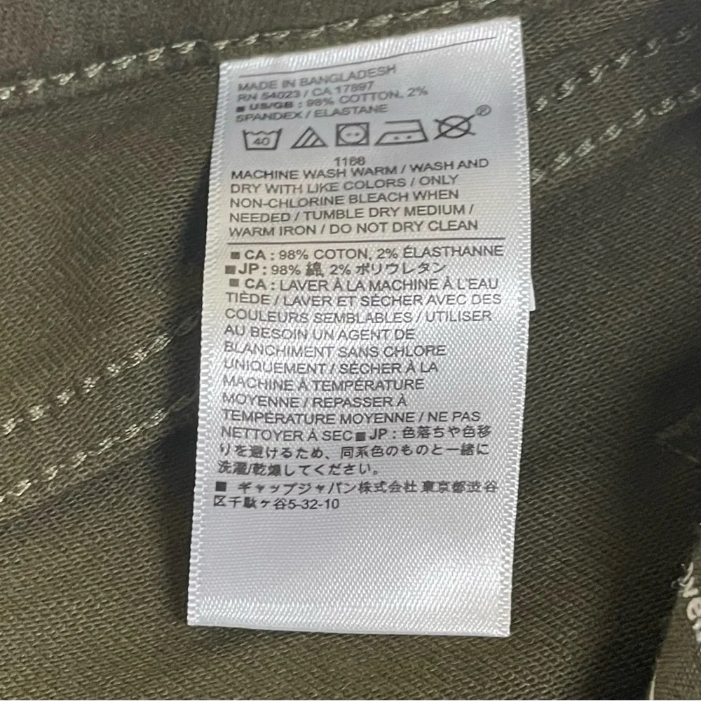 Banana Republic Olive Pencil Skirt - Picture 6 of 9